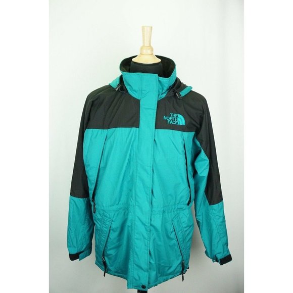 The North Face Blue Black Hooded Women’s Parka Ski